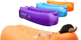 wekapo inflatable lounger air sofa chair camping beach accessories portable water proof couch for hiking picnics outdoor