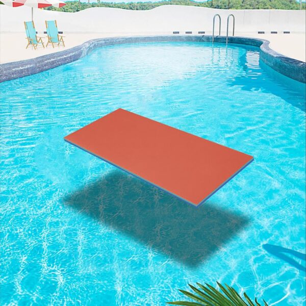 Yiju Foam Floating Pad, Mattress, XPE Foam 3 Layers Unsinkable Water Blanket Water Floating Mat, Floating Water Pad for Pool, River, Lake