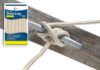 12 x 15 goldwhite 2 pack durable double braided nylon dock line for boats up to 35 long lasting mooring line strong nylo