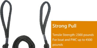 bungee dock lines for boats mooring rope bungee boat dock line for jet ski pontoon kayak accessoriesblack 4p 1