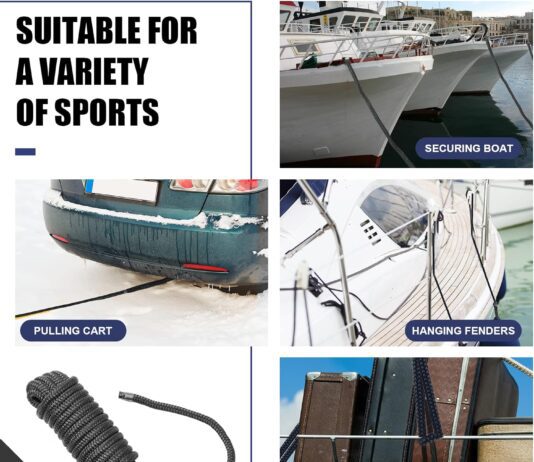 tethertite dock line 38 inch 15 ft marine grade double braided nylon dock line for boats with 12 eyelet hi quality pre s 3