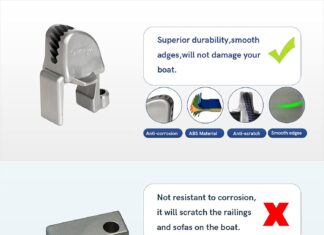 boat fender clips adjustable pontoon boat square rail fender cleatsclipshangers for pontoon bumpers pontoon boat accesso 1