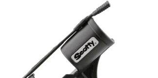 scotty 267 fly rod holder and float tube mount