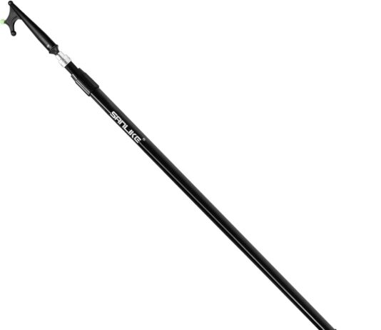 san like telescopic boat hook floatingdurablerust resistant with luminous beadpush pole for docking bluebalckcamouflageg 1