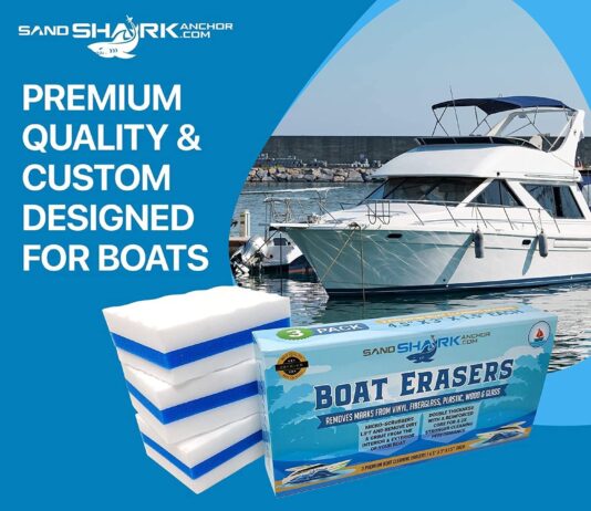 sandshark premium boat scuff erasers magic eraser sponge boating accessories gifts for cleaning must have pontoon boat a 1