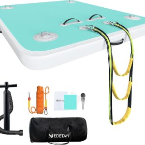 Intex Inflatable Floating Dock Water Platform - Multi-Person Non-Slip Swim Mat