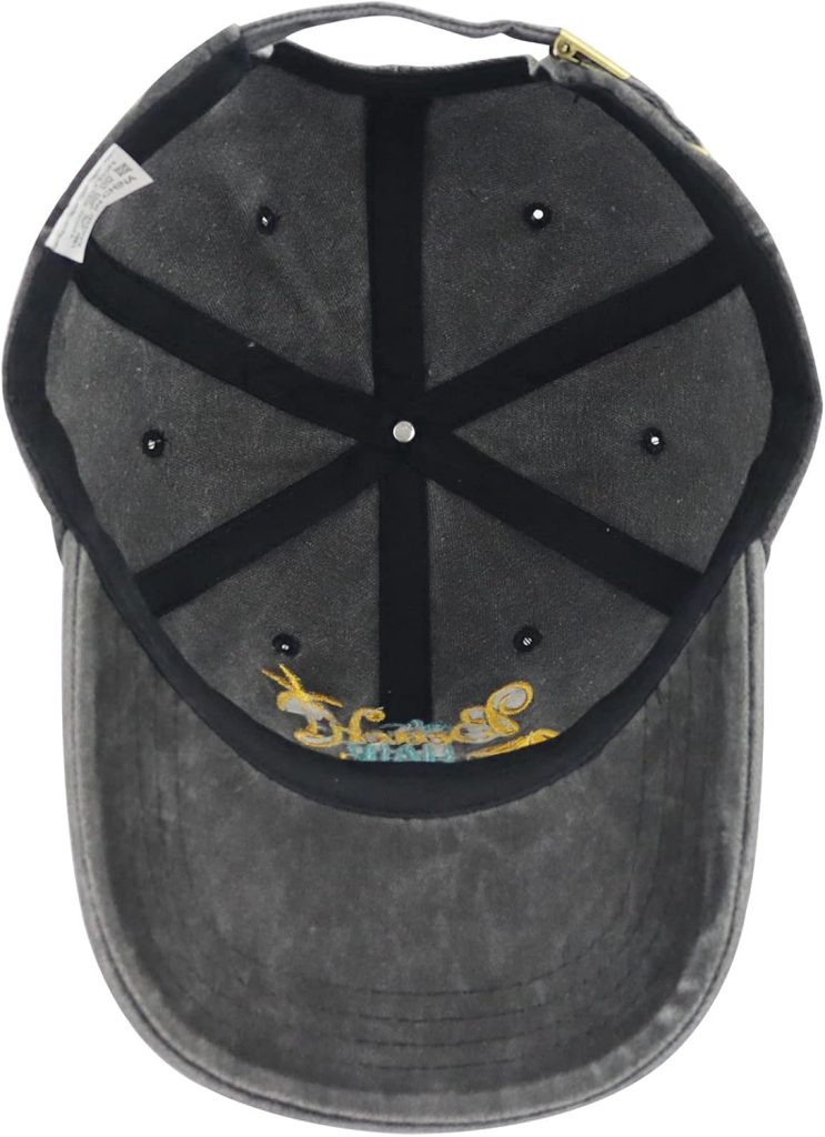 Beach Hair Dont Care Hat for Women Men, Funny Adjustable Washed Cotton Embroidered Summer Sun Beach Baseball Cap