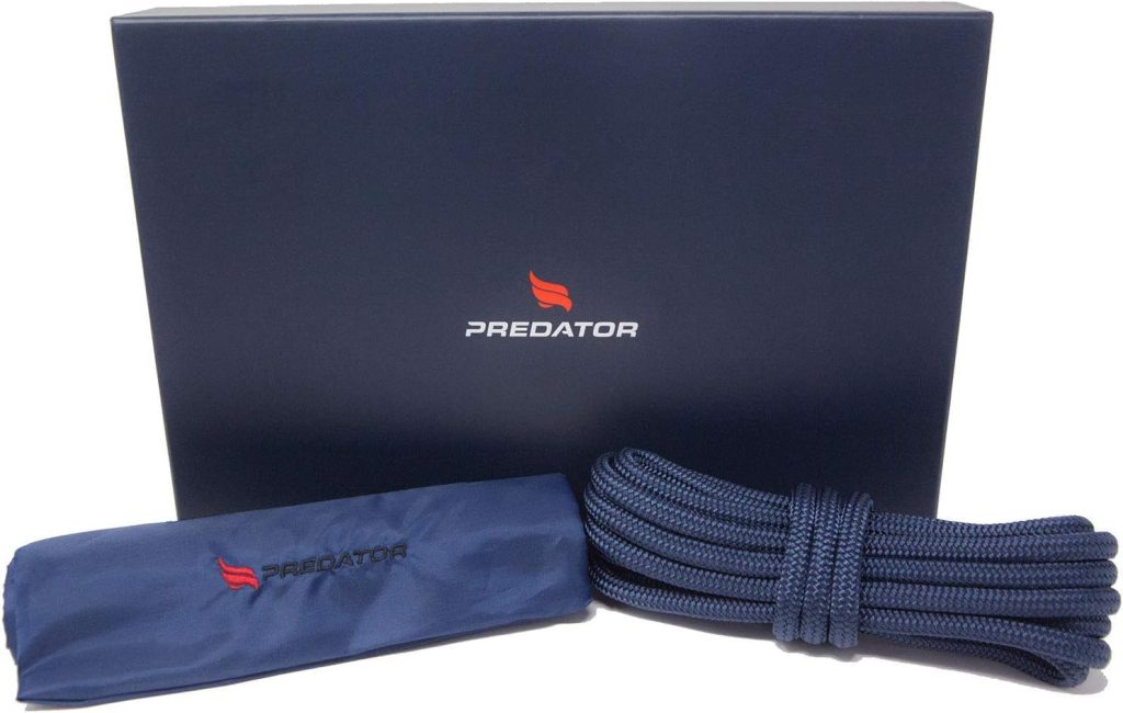 NZ Hi-Performance Dock Lines Bag Set | 3/8 x 15 Double Braided Nylon Dock Line with 12 Inch Eyelet | Ropes for Boats (Navy Blue)