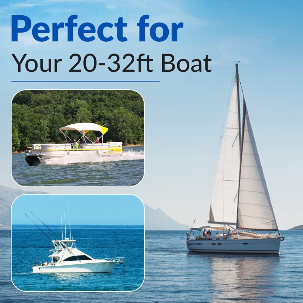 WindRider Heavy Duty Boat Anchor Kit – Fluke Style with Rope, Chain  Shackles – Complete Sailing and Fishing Combo for Medium Boats Pontoon  Deck - Perfect for Sand  Mud Bottoms