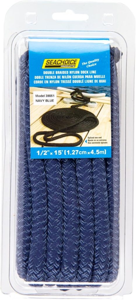 Seachoice Double-Braid Nylon Dock Line