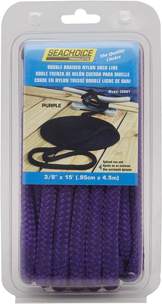 Seachoice Double-Braid Nylon Dock Line
