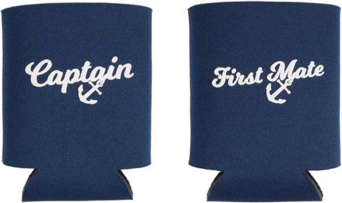 captain-hat-first-mate-matching-skipper-boating-baseball-caps-beer-holders-navy-2
