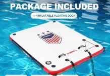 Inflatable Floating Dock Platform 5FT review