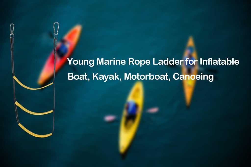 Young Marine Rope Ladder for Inflatable Boat, Kayak, Motorboat, Canoeing (4 Step) Young Marine Rope Ladder for Inflatable Boat, Kayak, Motorboat, Canoeing (4 Step)