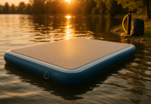 Inflatable Dock- Floating Docks for Lakes 10ft 6ft 8ft 5ft, Inflatable Water Mat Island Float Blow Up Platform for River, Pool, Ocean