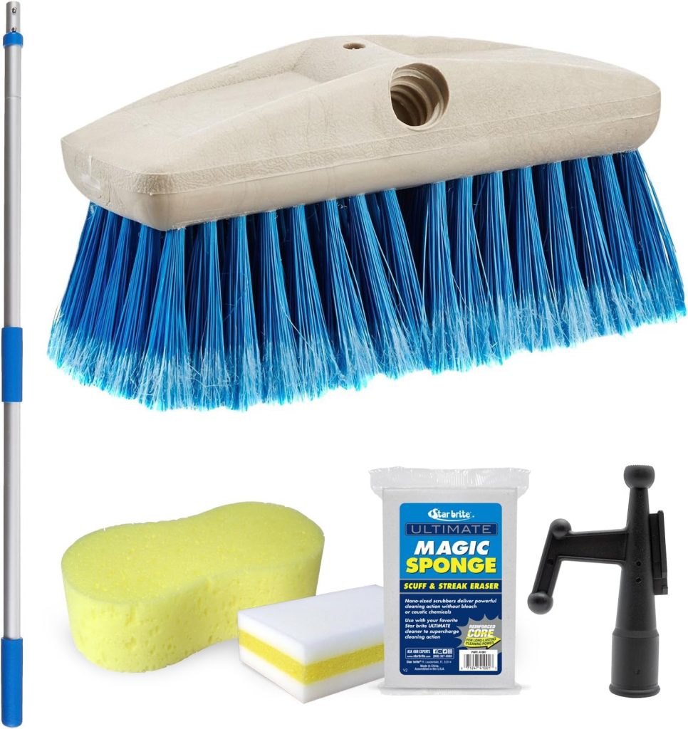 STAR BRITE Boaters Combo Set - Boat Brush, Boat Hook, Telescoping Handle, Boat Scuff Eraser Pack Giant Sponge STAR BRITE Boaters Combo Set - Boat Brush, Boat Hook, Telescoping Handle, Boat Scuff Eraser Pack Giant Sponge