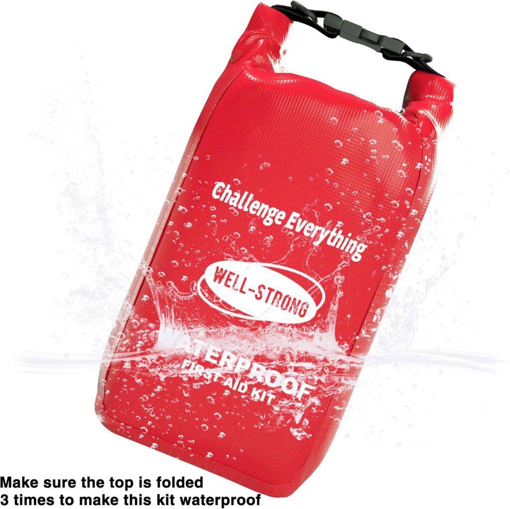 118pcs Waterproof Fishing First Aid Kit with Fish Lip Gripper, Fishing Pliers for Fishing Boat Camping Marine Lures Outdoor Red 118pcs Waterproof Fishing First Aid Kit with Fish Lip Gripper, Fishing Pliers for Fishing Boat Camping Marine Lures Outdoor Red