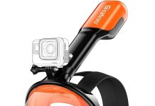 Greatever Full Face Snorkel Mask, Snorkeling Gear for Adults with Latest Dry Top Breathing System and Detachable Camera Mount, Foldable Snorkel Mask Adult, Snorkels Anti-Fog & Anti-Leak