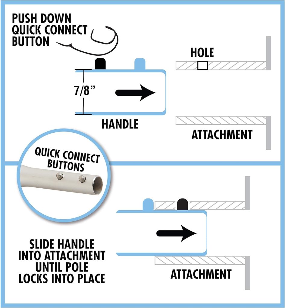 Star brite Extend-A-Brush Attachments - Handy Accessories Connect to Star brite Brush Handles Poles Star brite Extend-A-Brush Attachments - Handy Accessories Connect to Star brite Brush Handles Poles