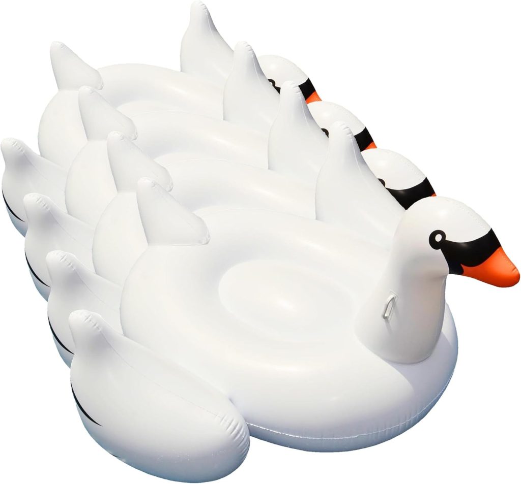 SWIMLINE Original Inflatable Decoy Duck Pool Float | Fun Ride-On Raft with Stable Legs Wings | Lounge Floatie Perfect for Parties Relaxation SWIMLINE Original Inflatable Decoy Duck Pool Float | Fun Ride-On Raft with Stable Legs Wings | Lounge Floatie Perfect for Parties Relaxation