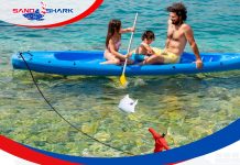 Premium Floating Anchor Marker Buoy by SandShark. High Visibility Markers for Anchors at The Beach, Lake, Shallow Water, Sandbar, Find Your Anchor, Prevent Accidental Hitting or Stepping on Anchors