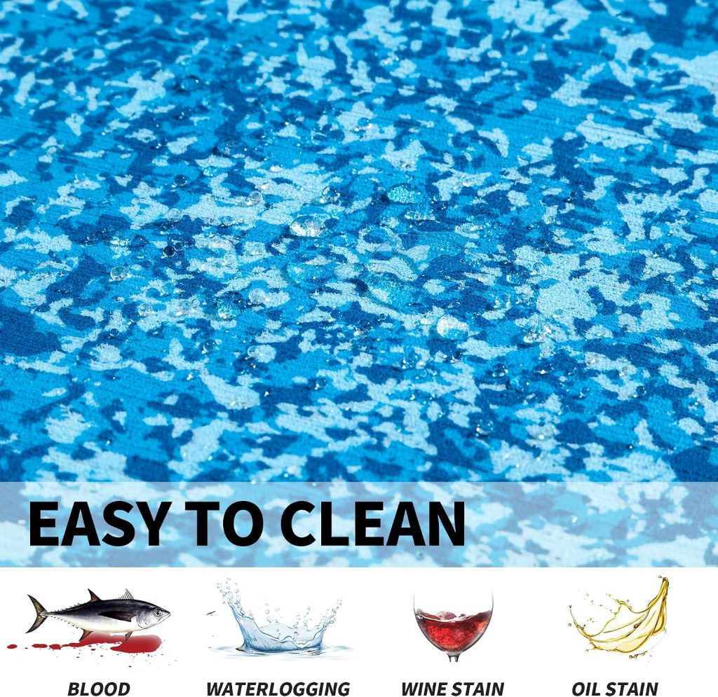 Fullfire EVA Foam Boat Flooring Boat Decking Marine Mat Camo Ocean Blue Boat Carpet Sheet Self-Adhesive Flooring Material for Bass Boat Motorboat Yacht Kayak RV x 16 Fullfire EVA Foam Boat Flooring Boat Decking Marine Mat Camo Ocean Blue Boat Carpet Sheet Self-Adhesive Flooring Material for Bass Boat Motorboat Yacht Kayak RV x 16