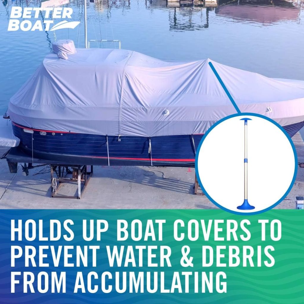 Boat Cover Support Poles 2 Pack review | Boat Accessories Boat Cover Support Poles Pack, Adjustable Twist Lock, Snap and Mushroom