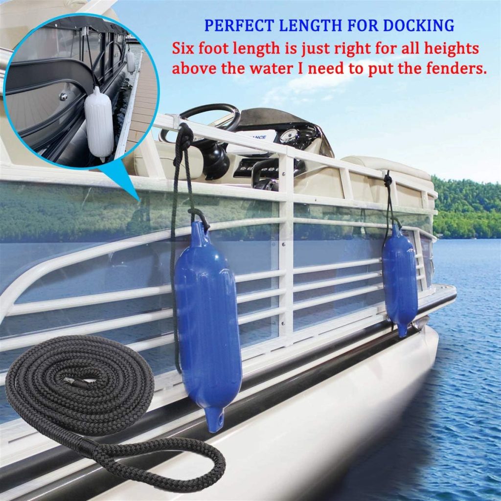 Product Name: Boaton Boat Fender Lines, Boat Bumper Lines, Fender Hangers, Pontoon Boat Accessories for Yacht, Pontoon, Jet Ski, Waverunner, Seadoo, 6ft review | Boat Accessories https://www.amazon.com/dp/B089NZ4M6N - Product Name: Boaton Boat Fender Lines, Boat Bumper Lines, Fender Hangers, Pontoon Boat Accessories for Yacht, Pontoon, Jet Ski, Waverunner, Seadoo, 6ft review